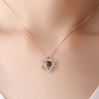 Hexagram Photo Projection Necklace