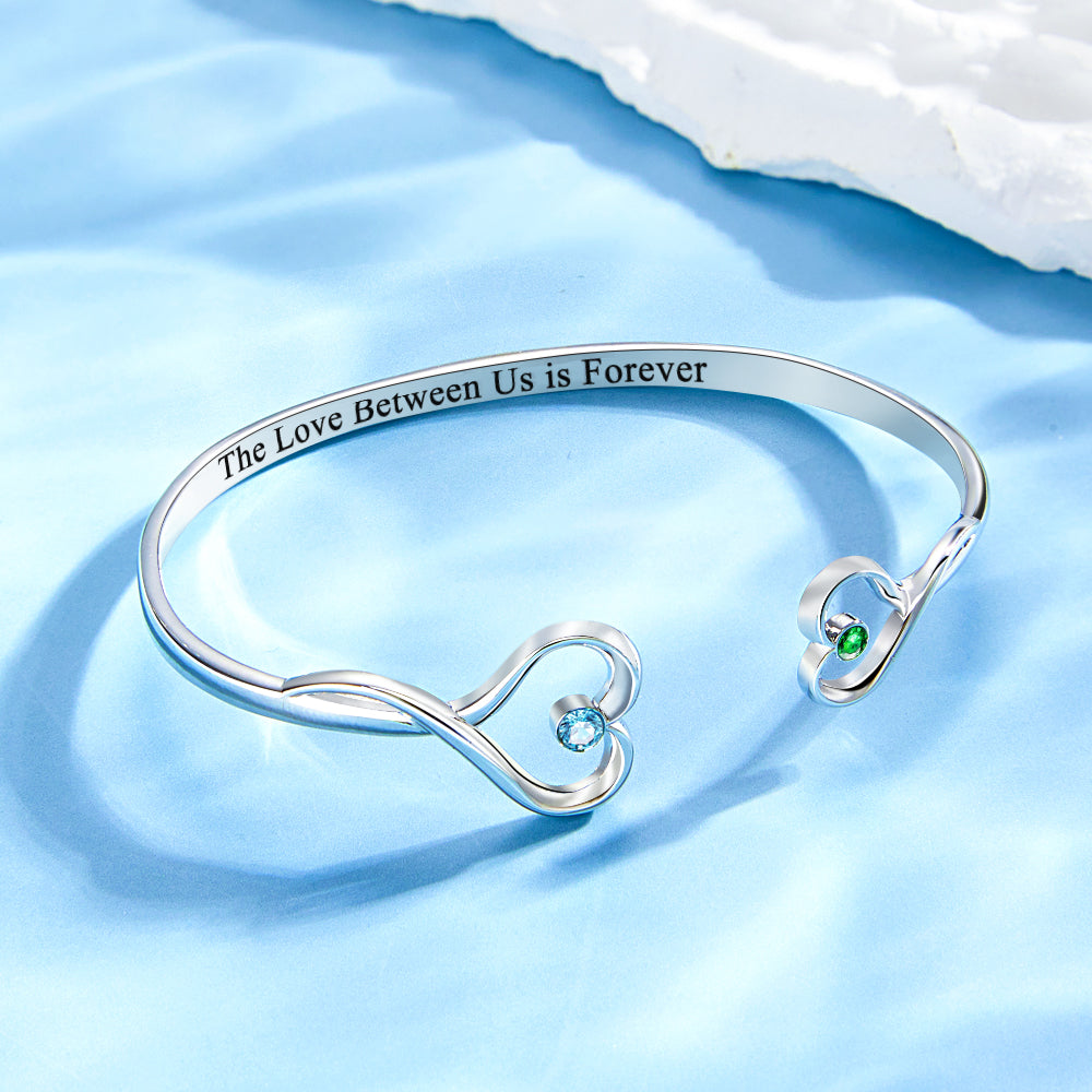 Mother Daughter Birthstone Bracelet
