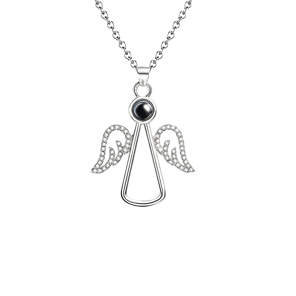 Angel Photo Projection Necklace