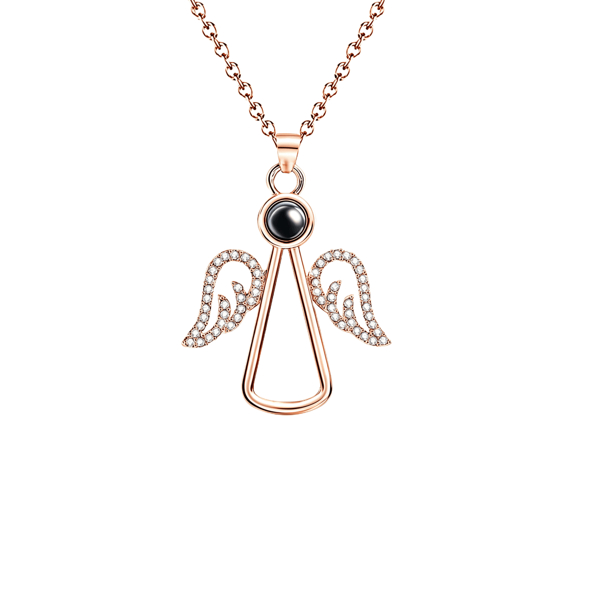 Angel Photo Projection Necklace