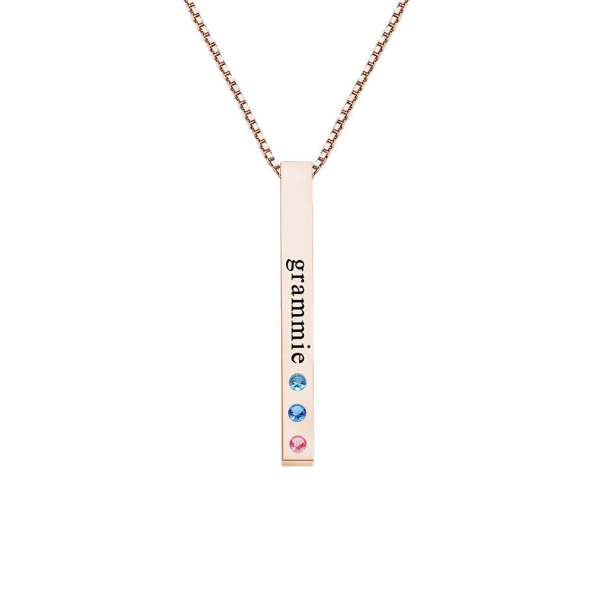 Birthstone Bar Necklace
