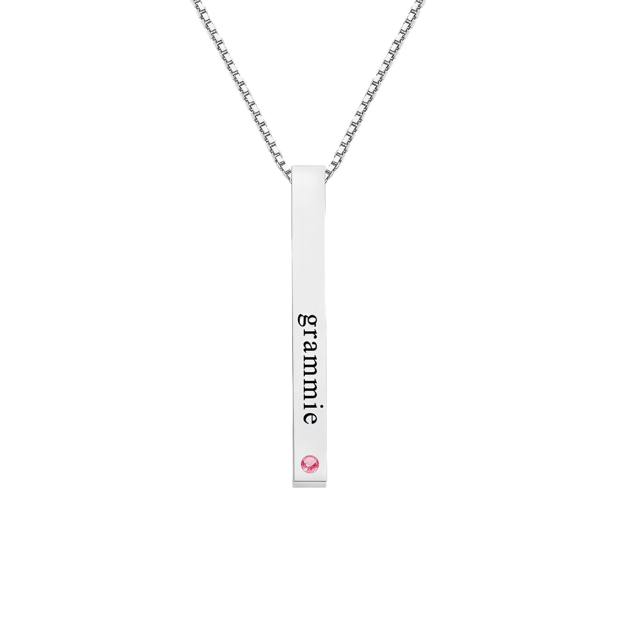 Birthstone Bar Necklace