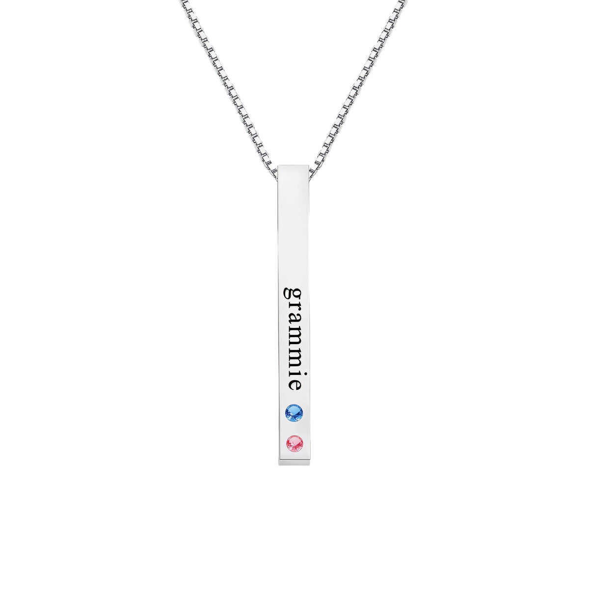 Birthstone Bar Necklace