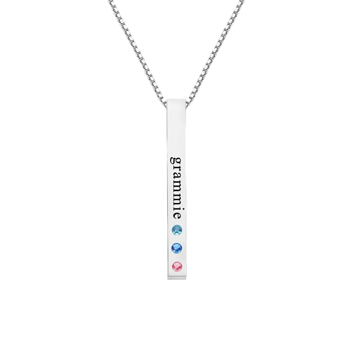 Birthstone Bar Necklace