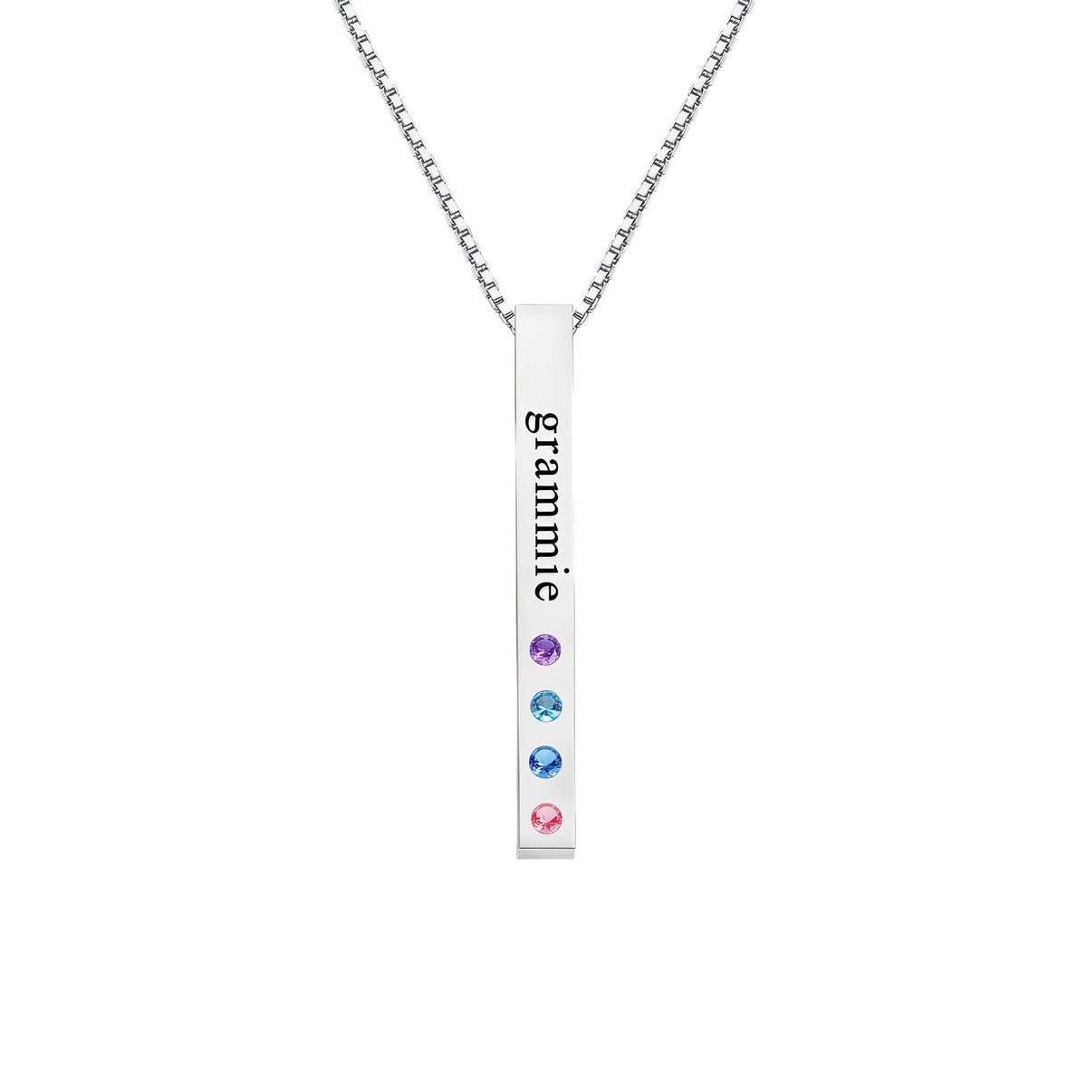Birthstone Bar Necklace