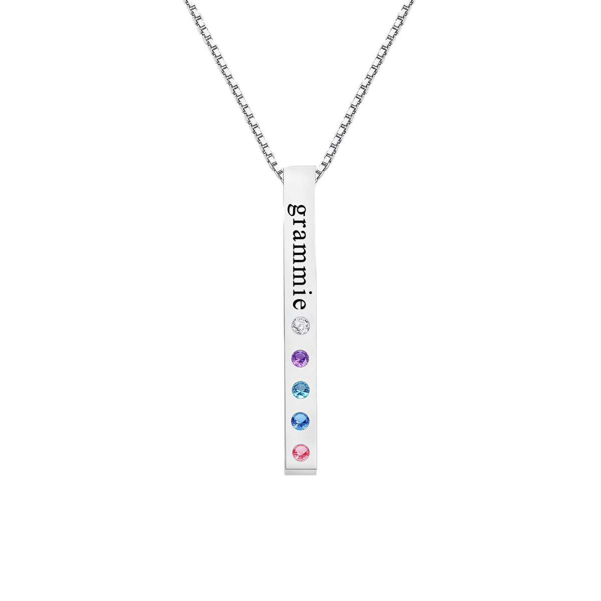 Birthstone Bar Necklace