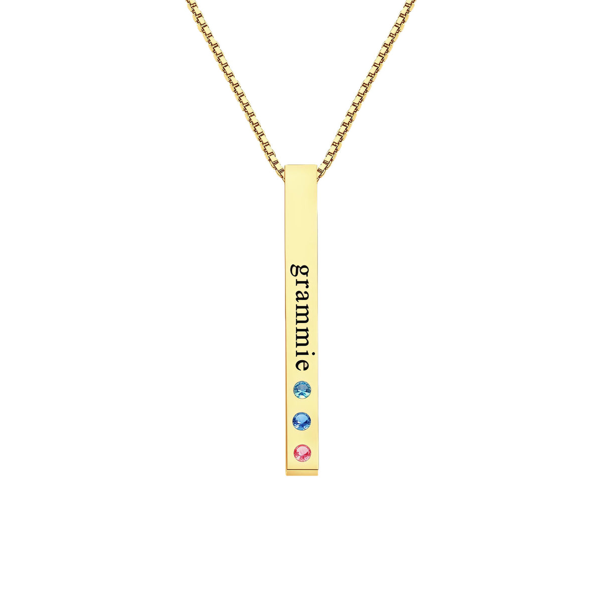 Birthstone Bar Necklace