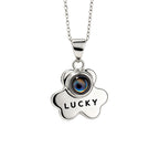 Lucky Bear Photo Projection Necklace