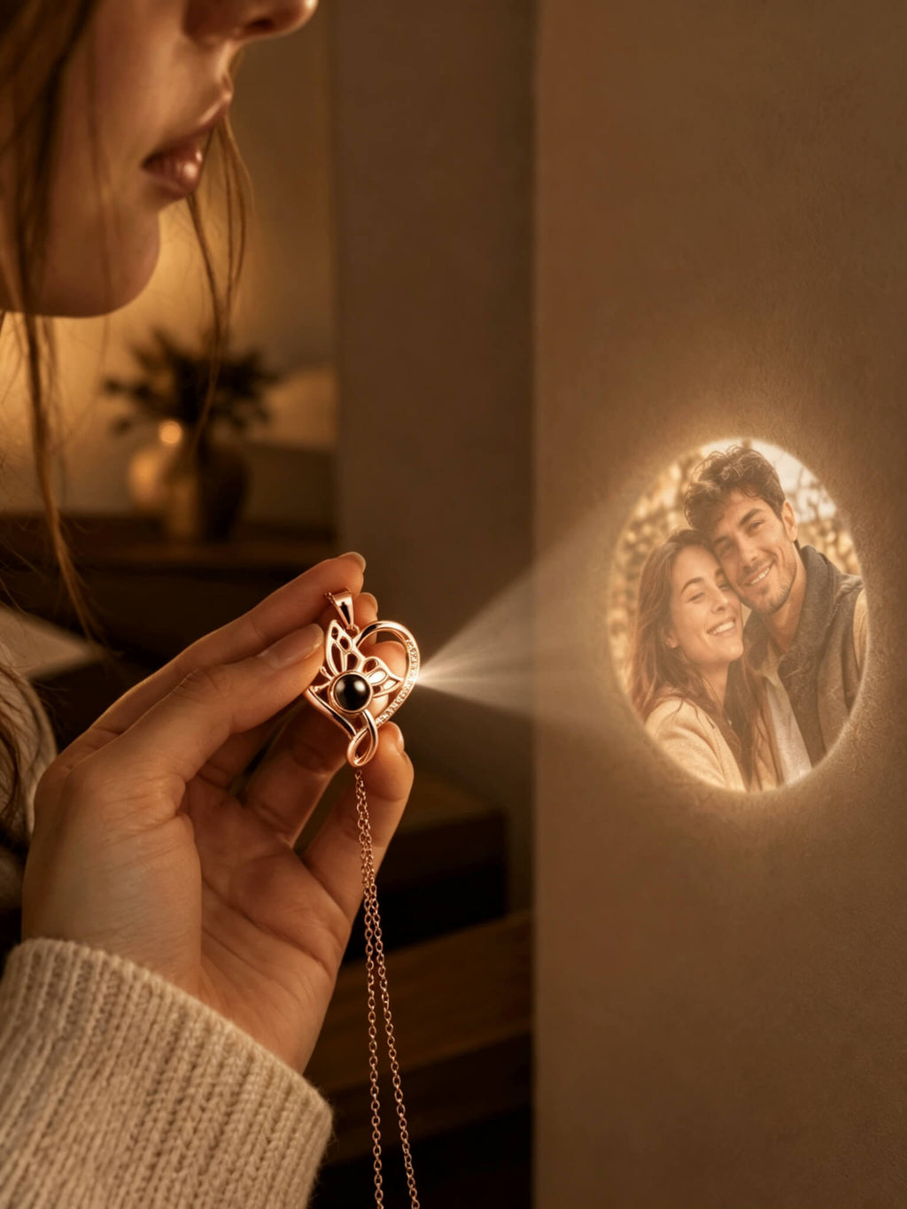 Butterfly Photo Projection Necklace — Chapters of Life