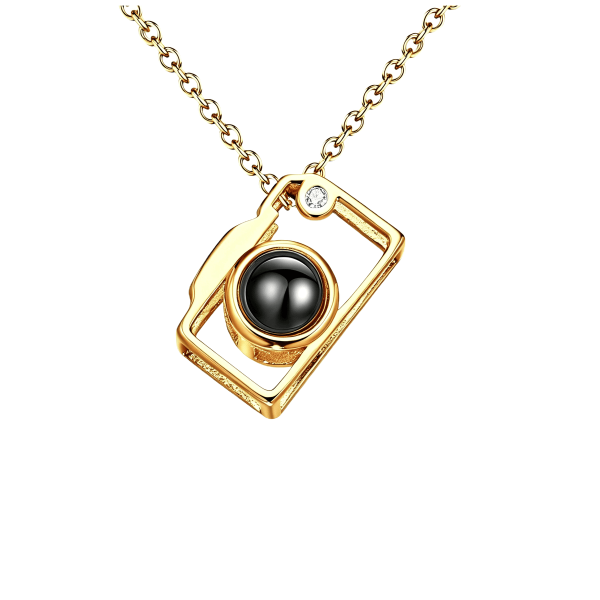 Camera Photo Projection Necklace