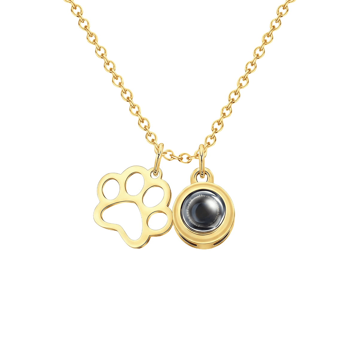 Custom Claw Photo Projection Necklace