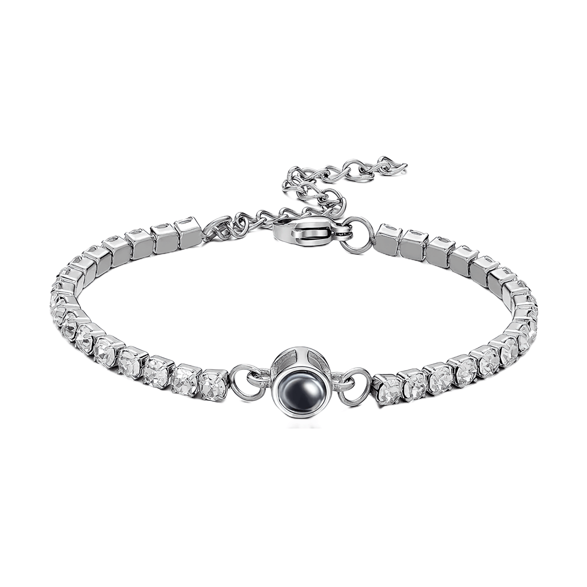 Photo Projection Diamond Bracelet