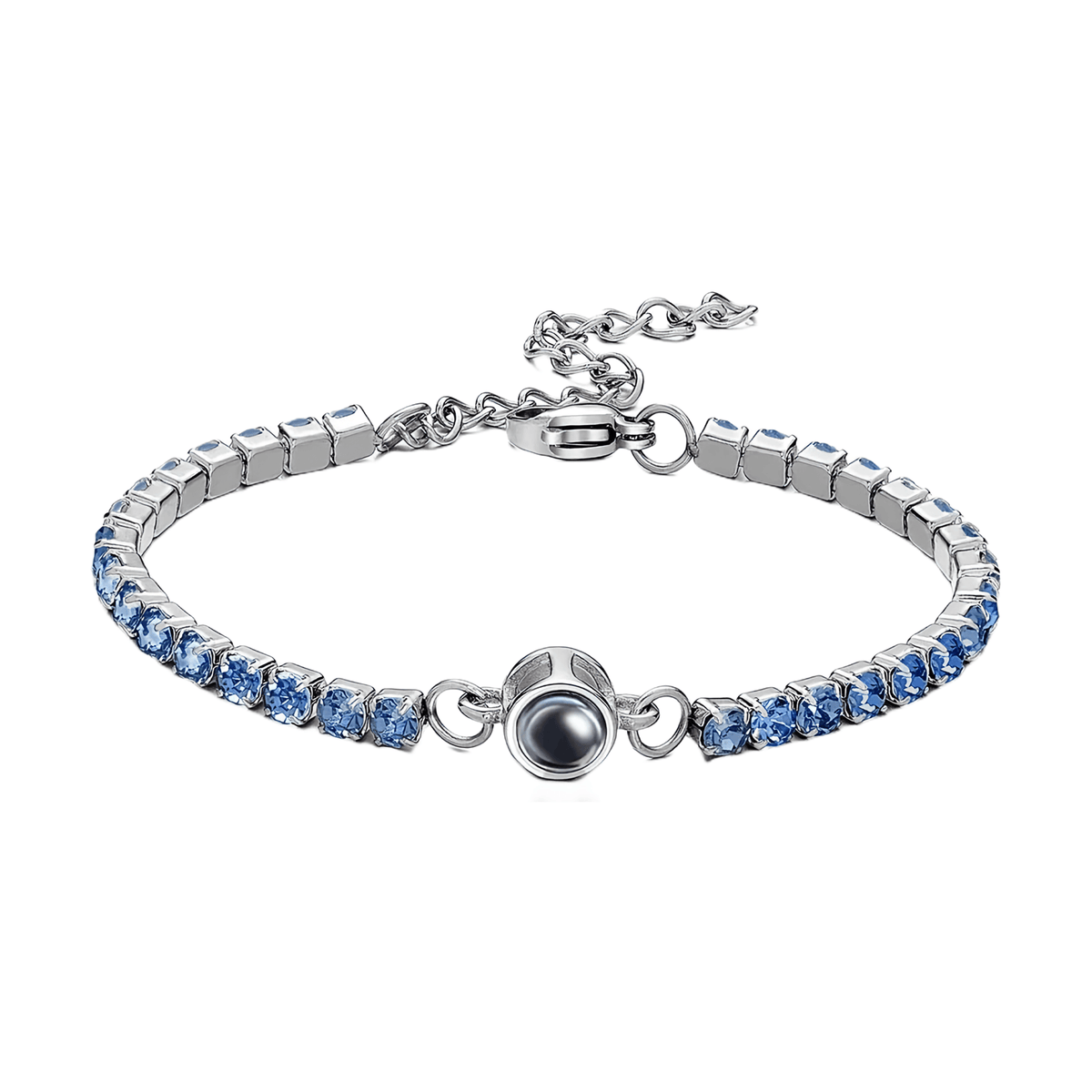 Photo Projection Diamond Bracelet