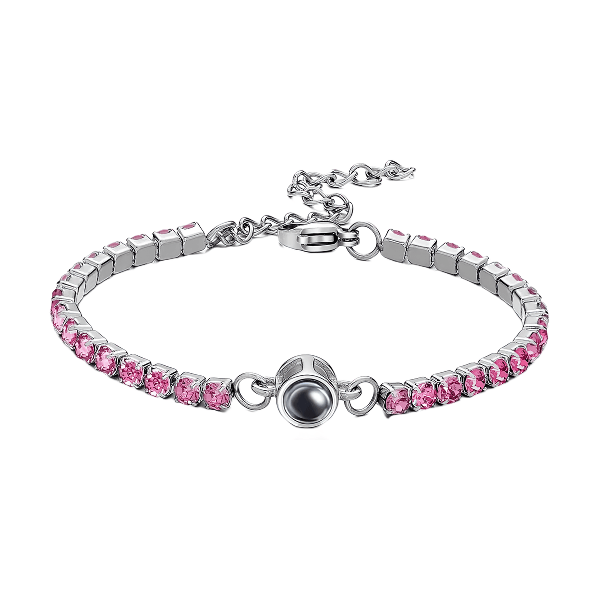 Photo Projection Diamond Bracelet