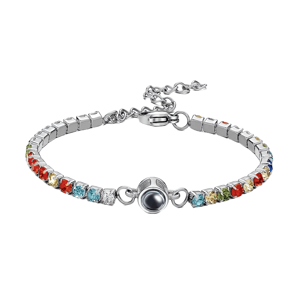 Photo Projection Diamond Bracelet