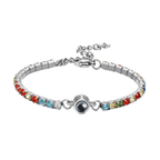 Photo Projection Diamond Bracelet
