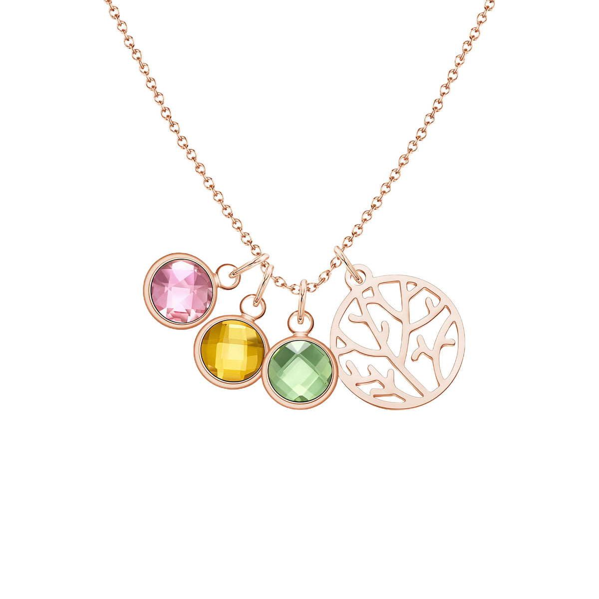 Gold Birthstone Necklace
