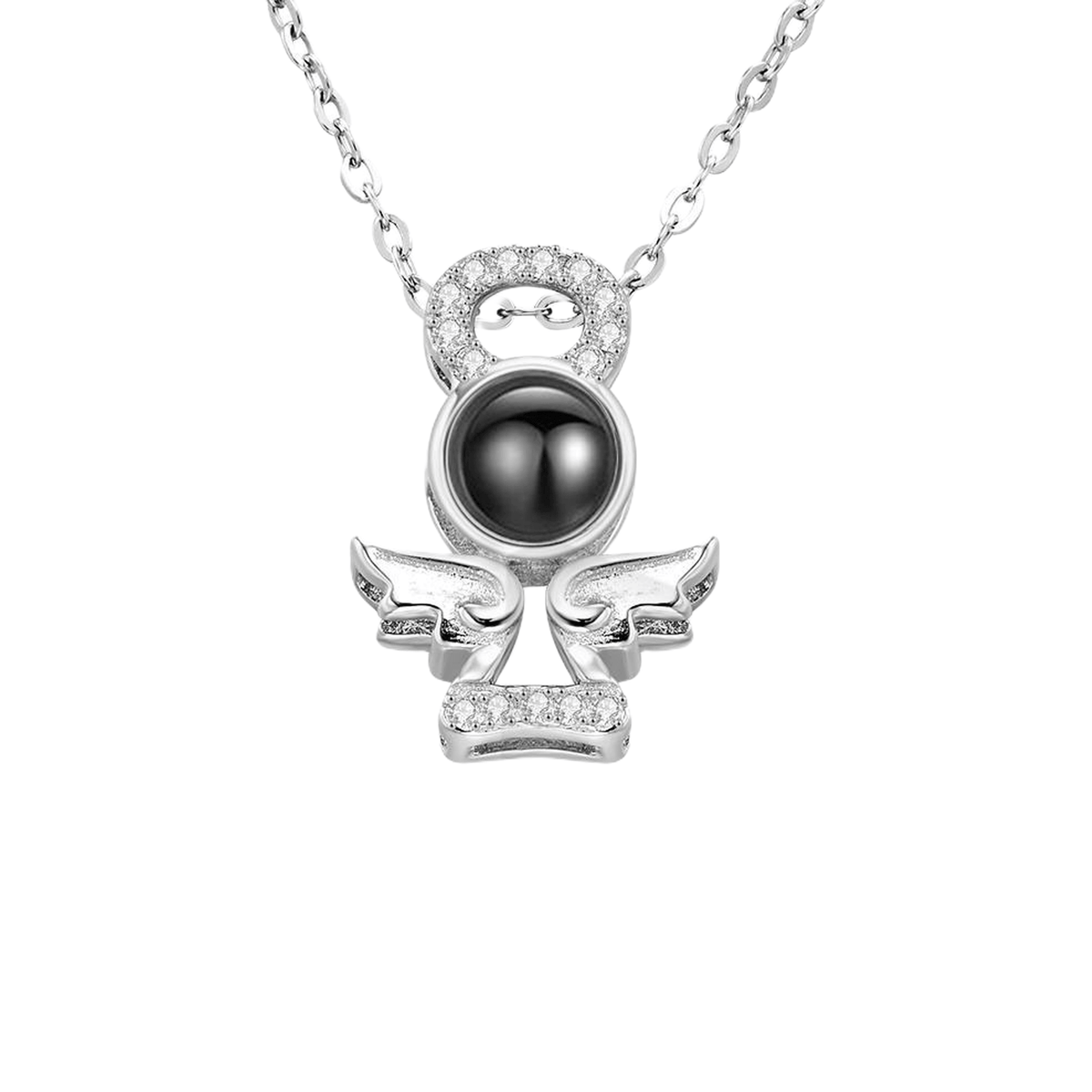 Guardian Angel Photo Projection Necklace