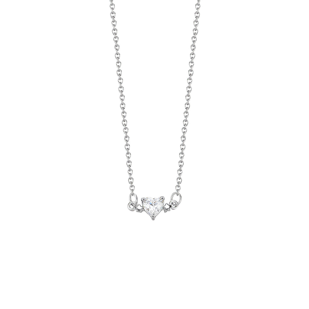 Heart Birthstone Necklace