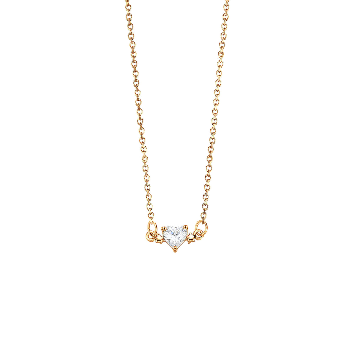 Heart Birthstone Necklace