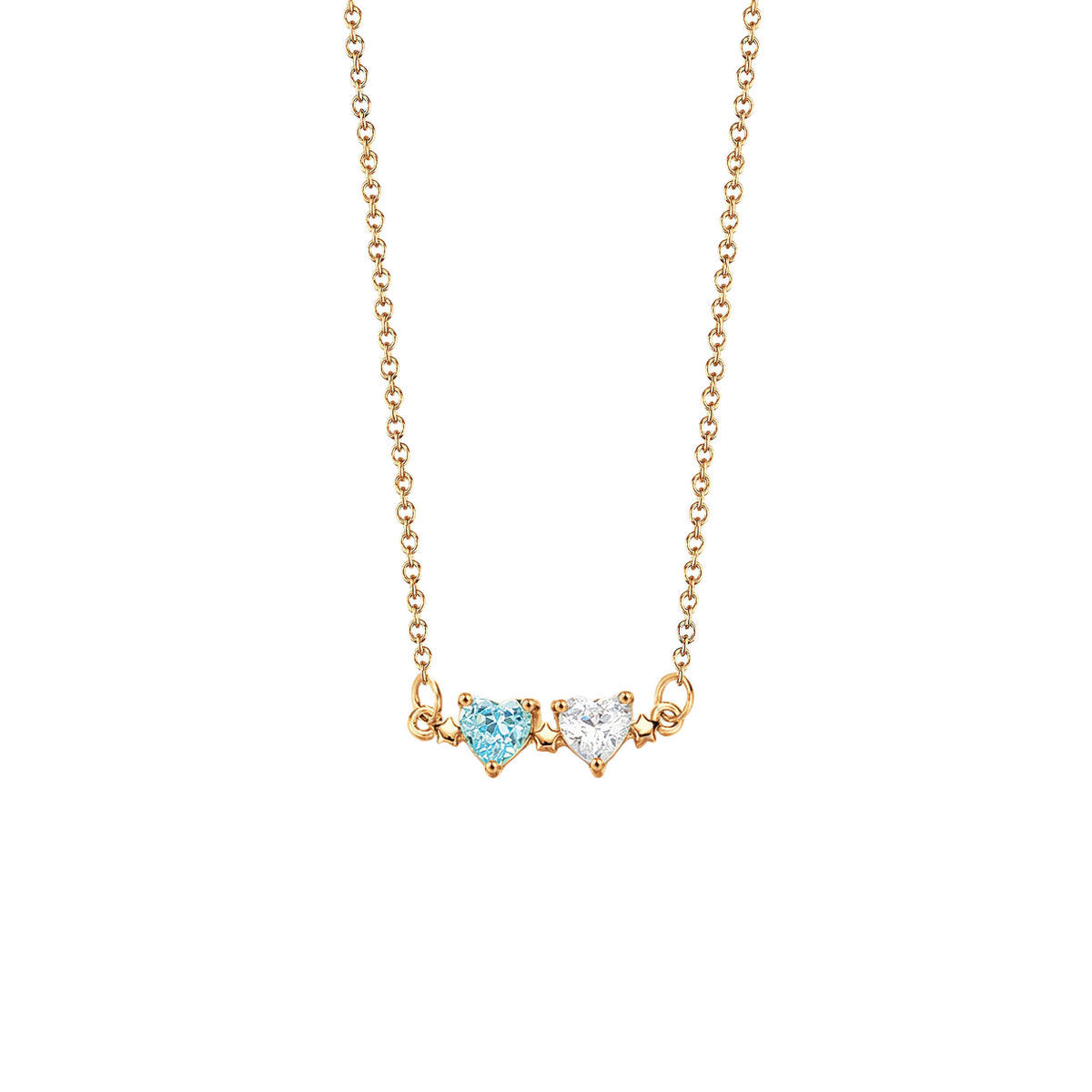 Heart Birthstone Necklace