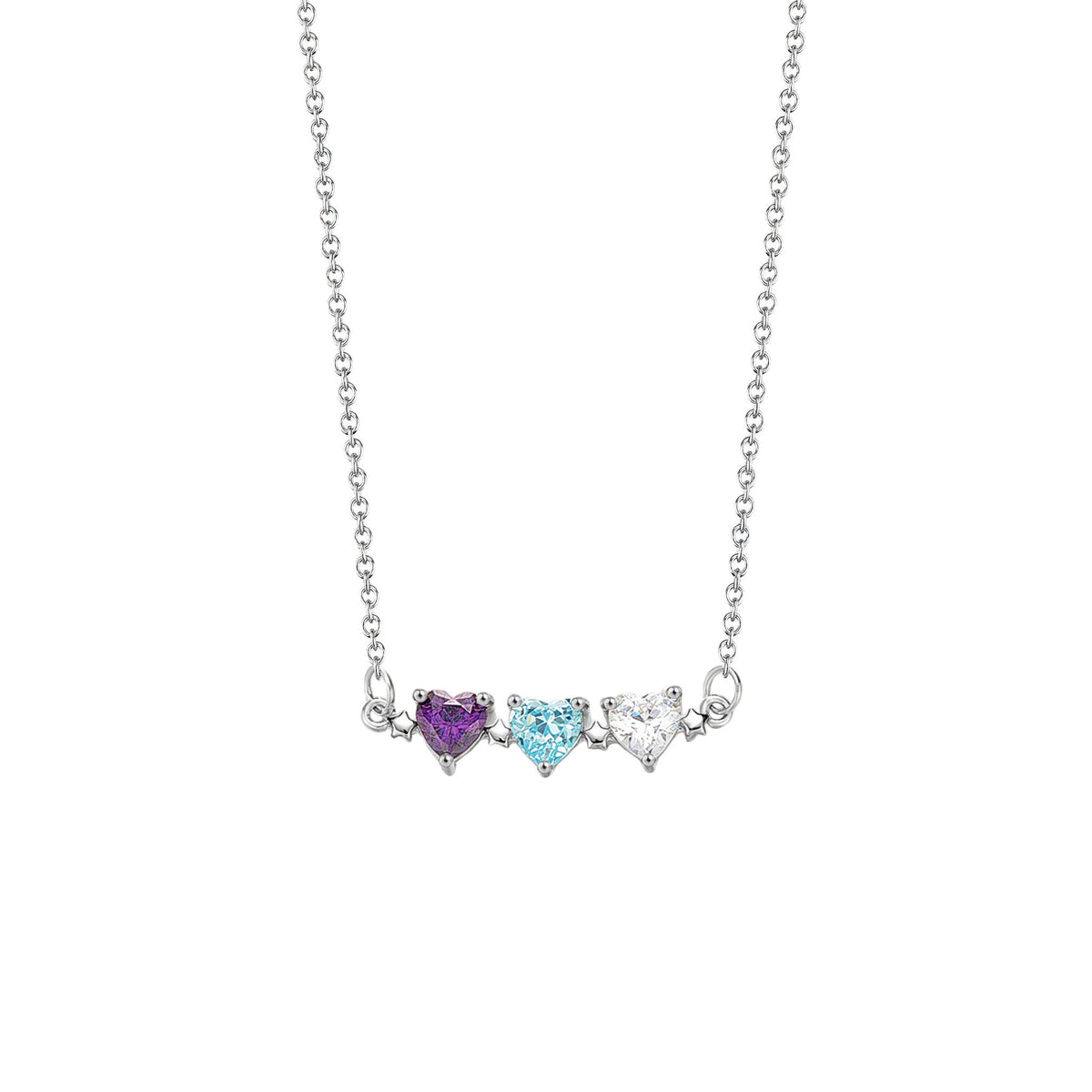 Heart Birthstone Necklace