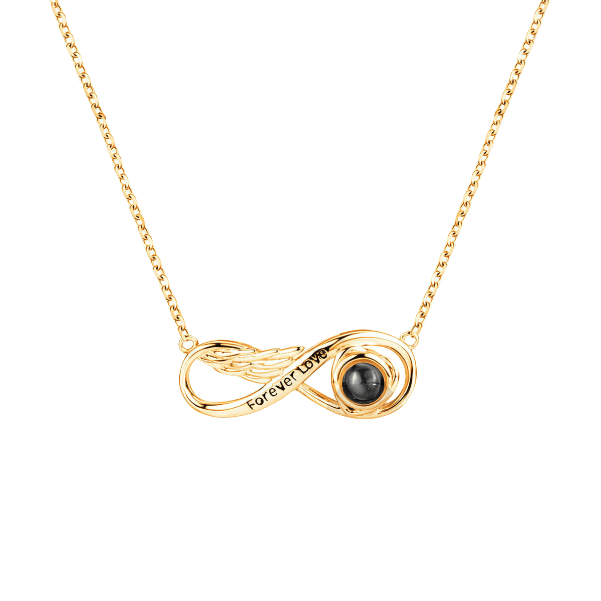 Infinity Love Photo Projection Necklace