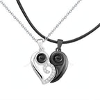 Heart Couple Photo Projection Necklace