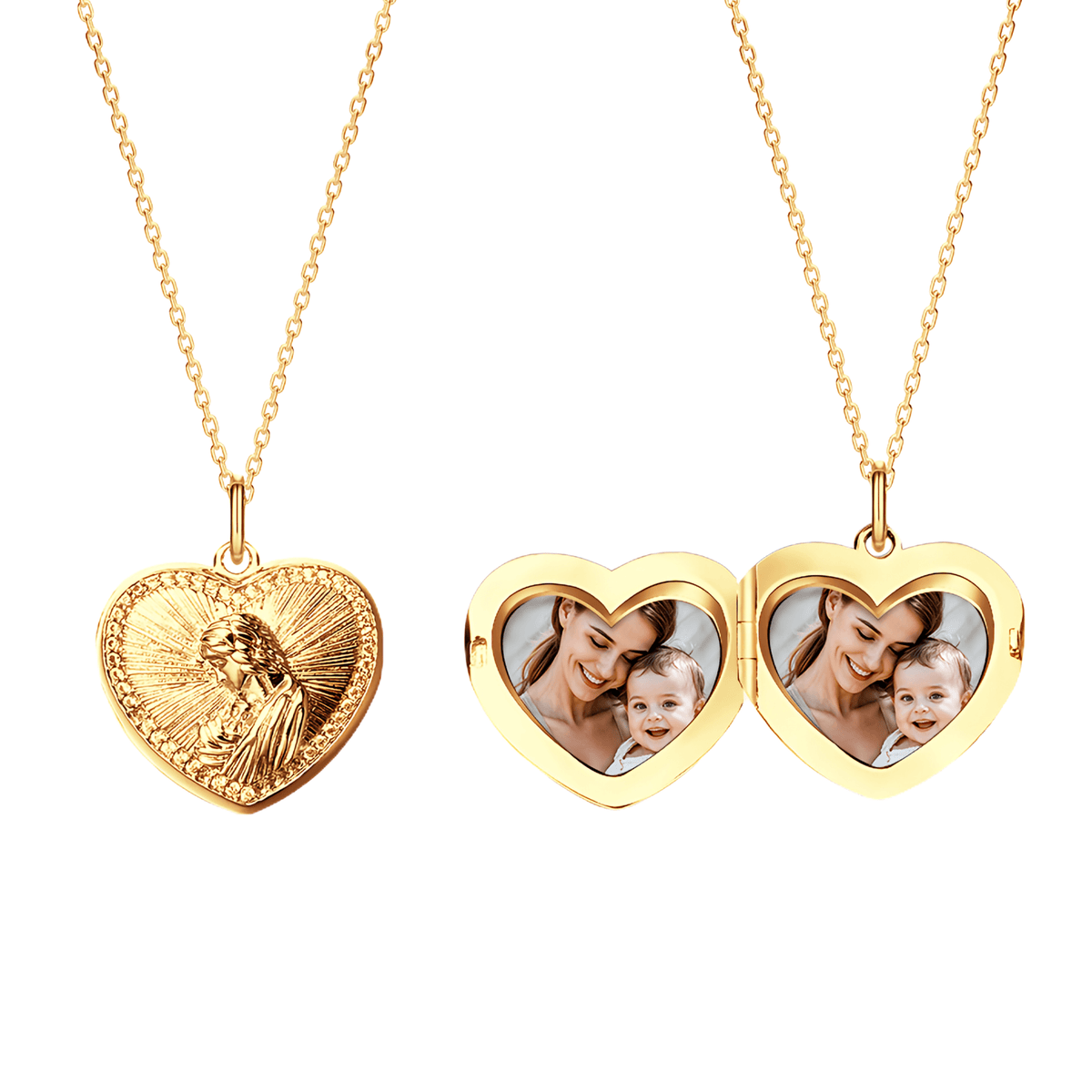 Personalized Photo Locket Necklace for Mom