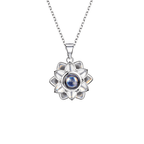 Lotus Pendant Photo Projection Necklace