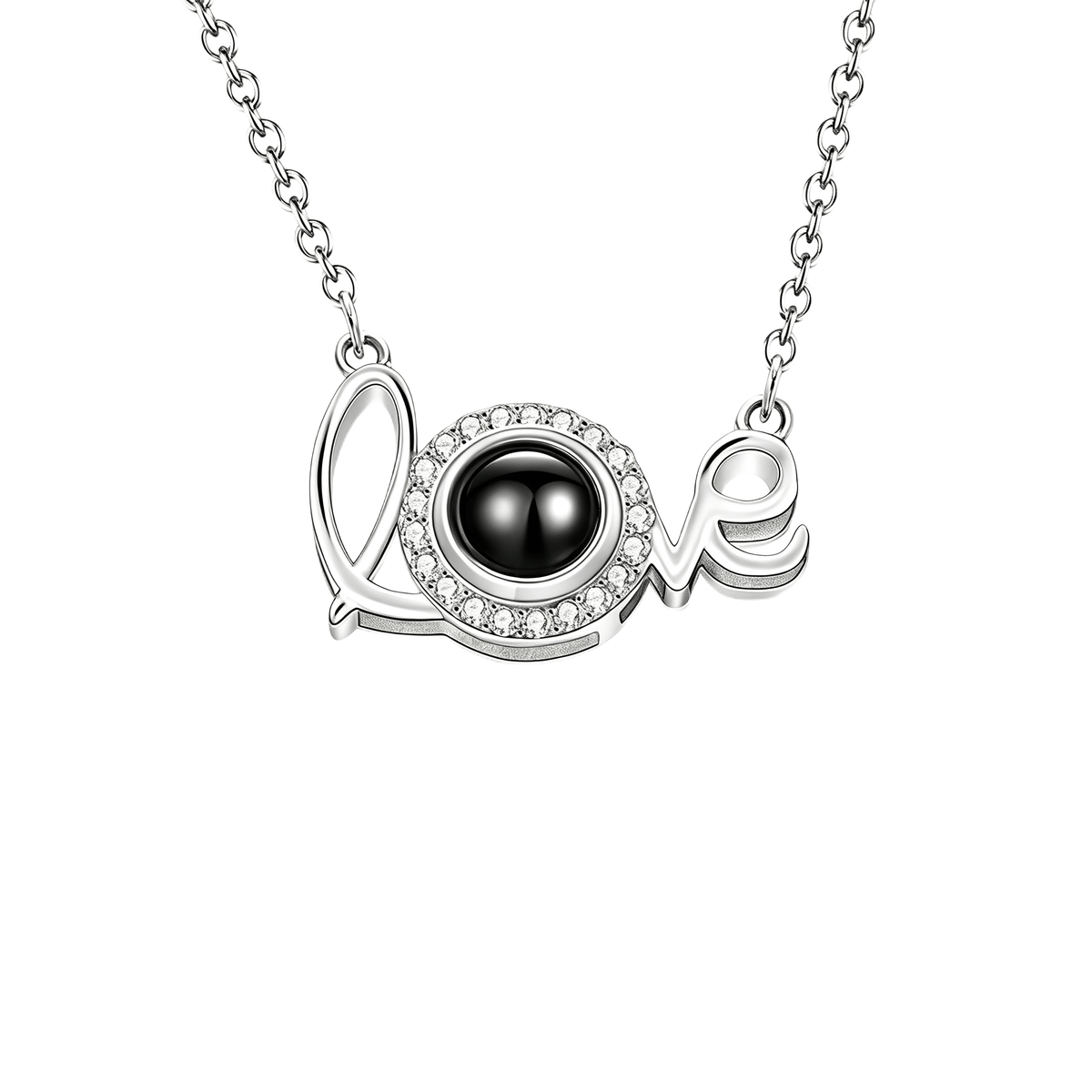 Personalized Love Photo Projection Necklace
