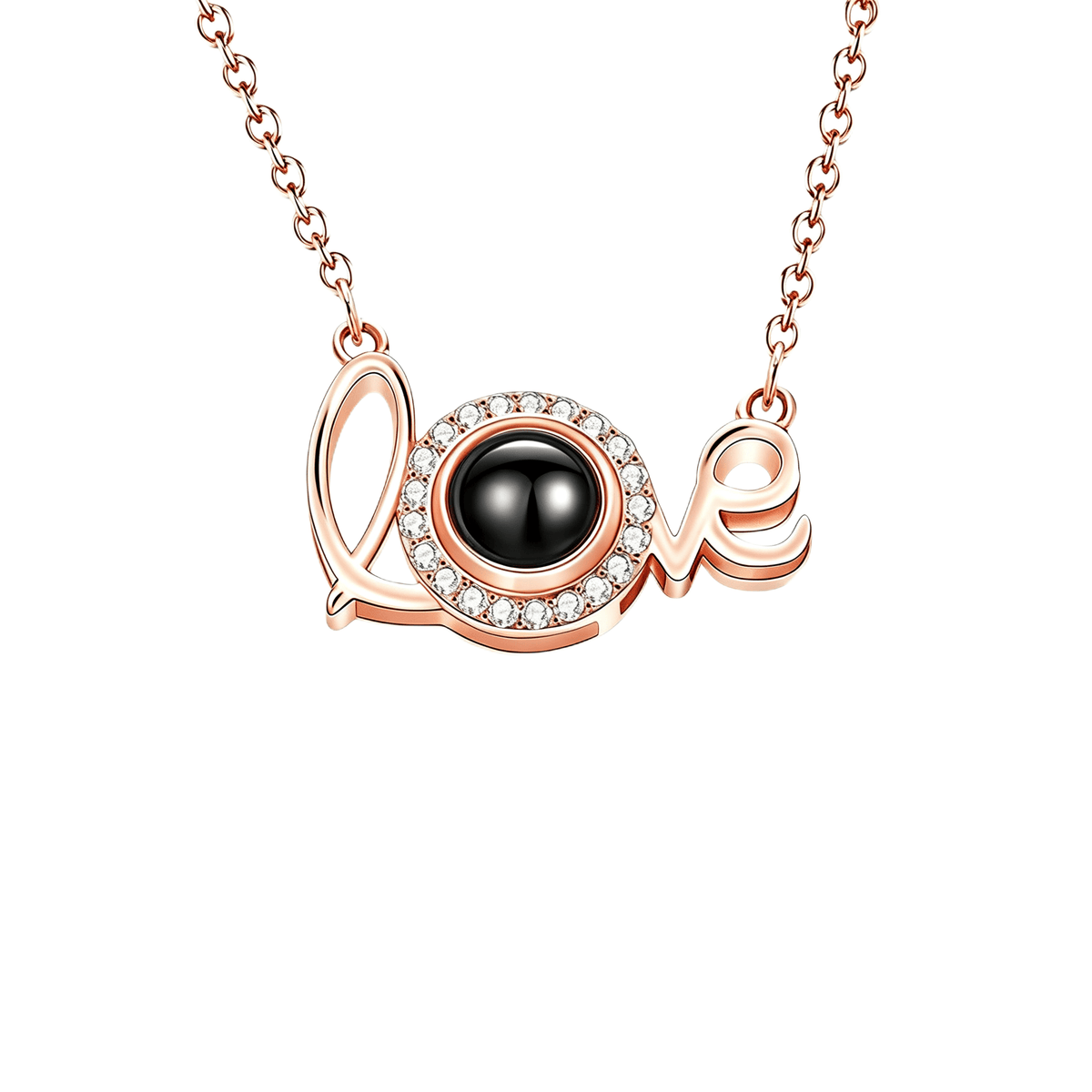 Personalized Love Photo Projection Necklace