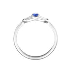 Birthstone Love Knot Ring