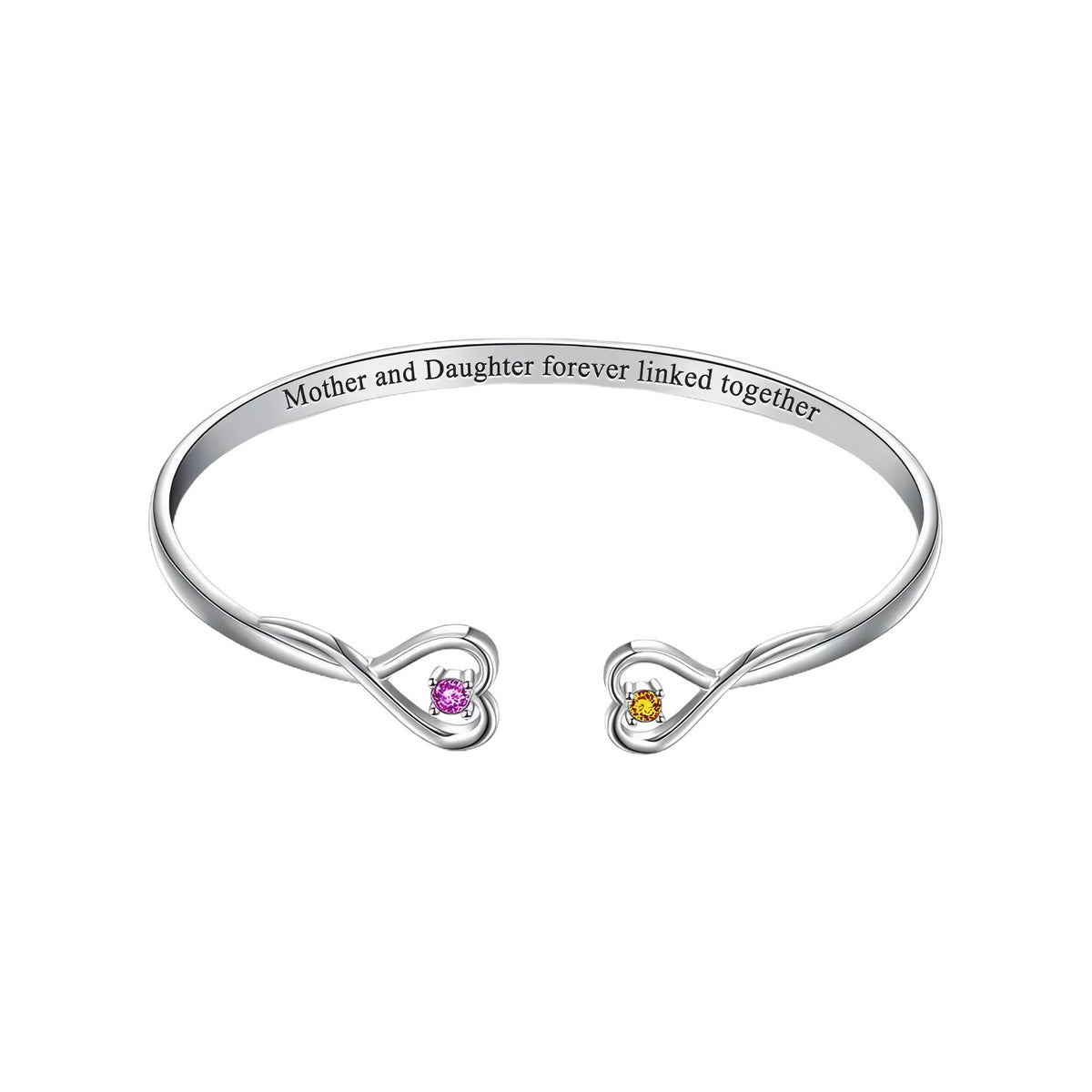 Mother Daughter Birthstone Bracelet