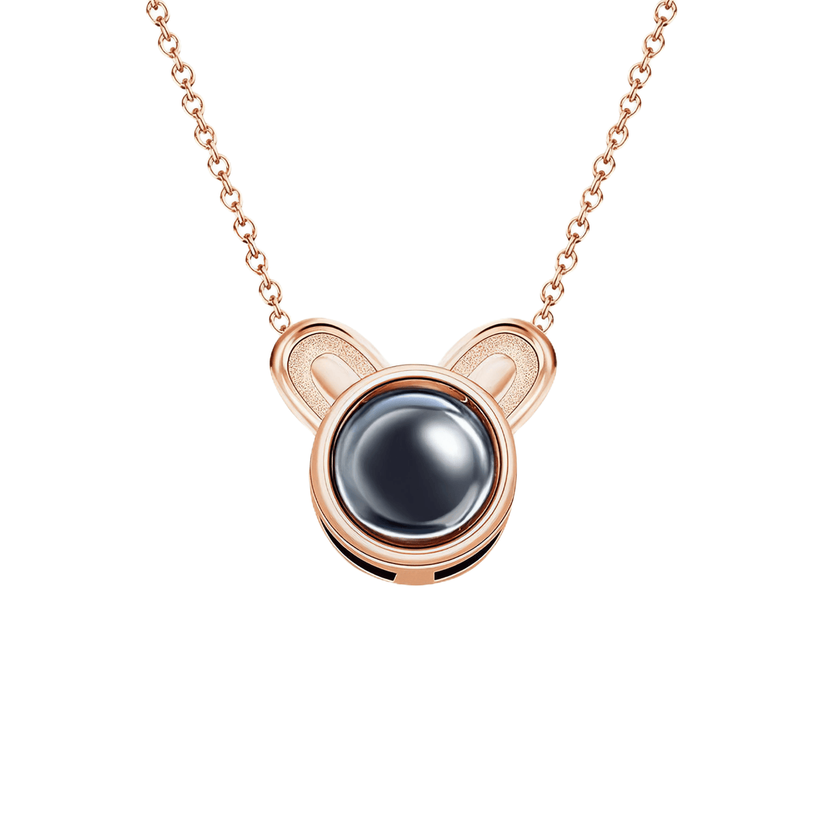 Mouse Photo Projection Necklace