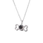 Puppy Bone Photo Projection Necklace