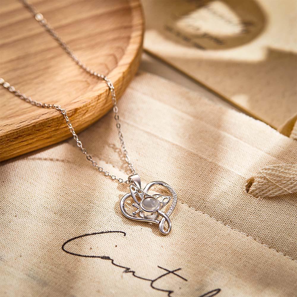 Butterfly Photo Projection Necklace — Chapters of Life