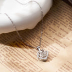 Romantic Double Heart Photo Projection Necklace