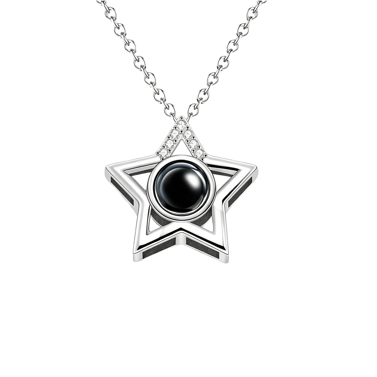 Star Photo Projection Necklace