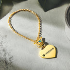 Music Code Heart Bracelet