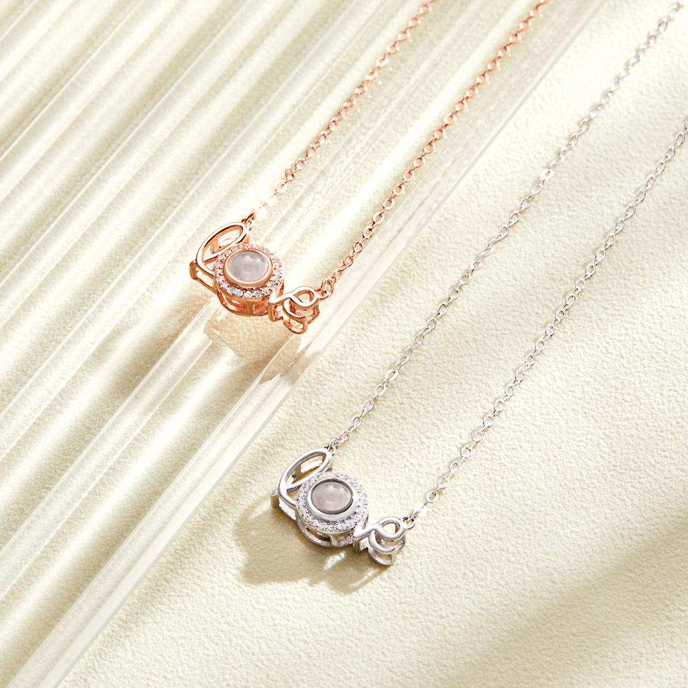 Personalized Love Photo Projection Necklace