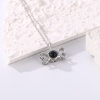 Puppy Bone Photo Projection Necklace