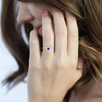 Birthstone Heart Ring
